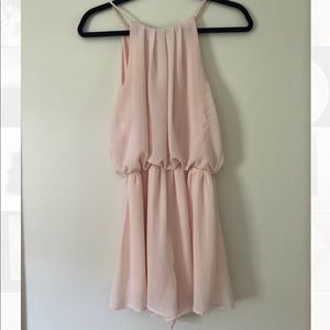 Pink High Necked Romper